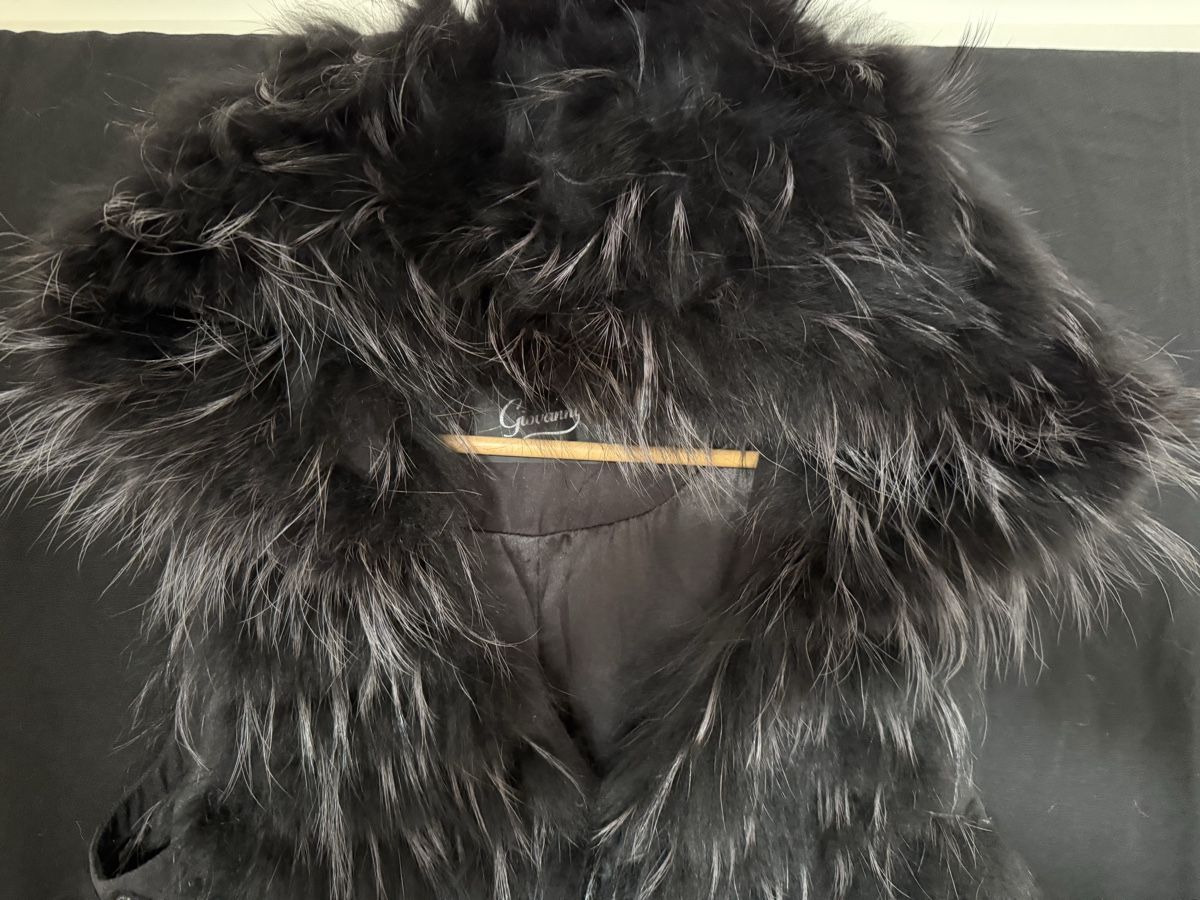 Gilet & Giacche senza maniche: Gilet en fourrure avec une grande capuche – Usato da Vernier venduto da ley_yqh9 1