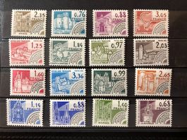() Préoblitérés Neufs** Monuments 1979-1982