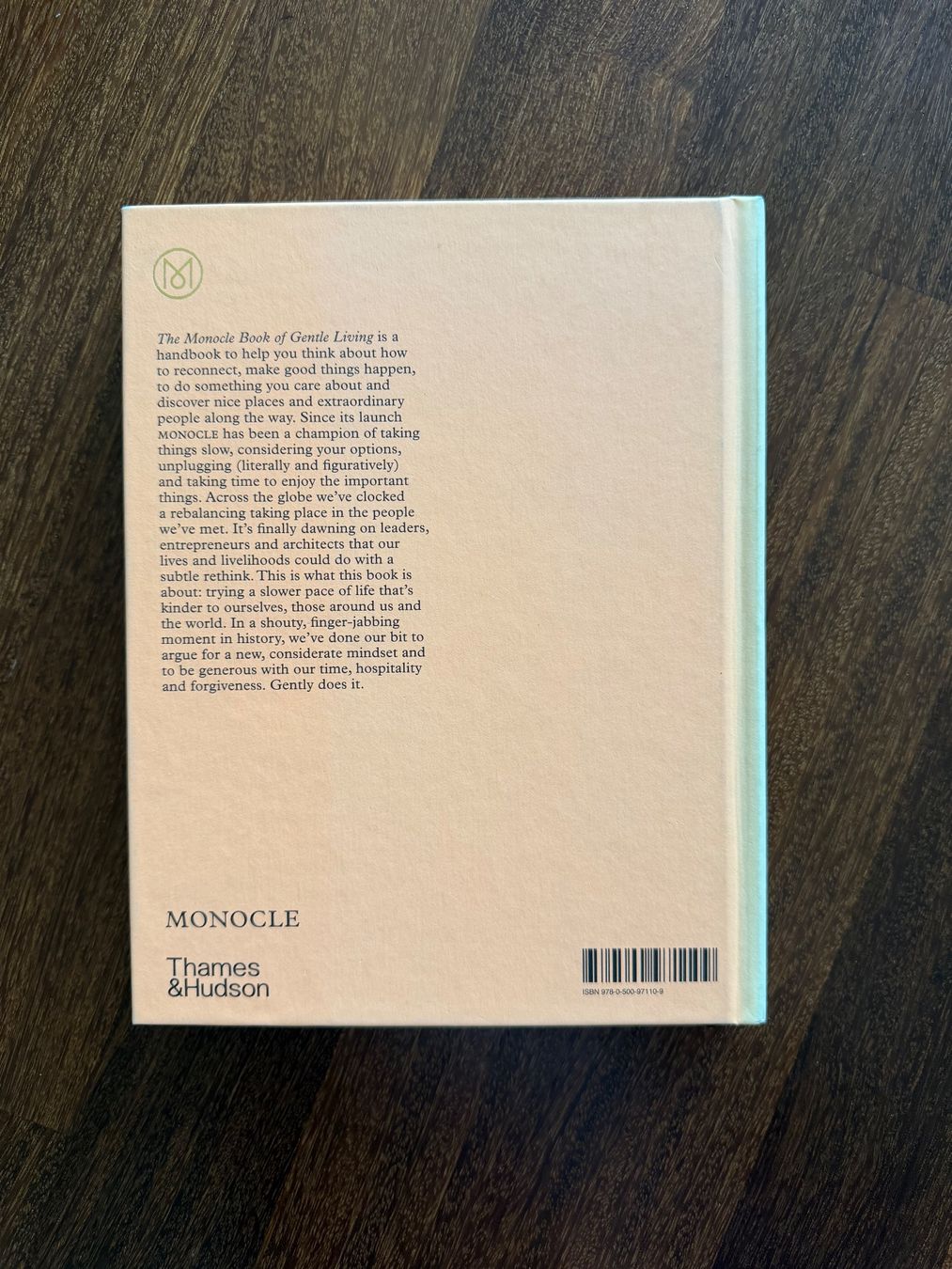 Libri: Buch: Monocle GENTLE LIVING - Coffee Table Book – Usato da Ennetbaden venduto da miboo 3