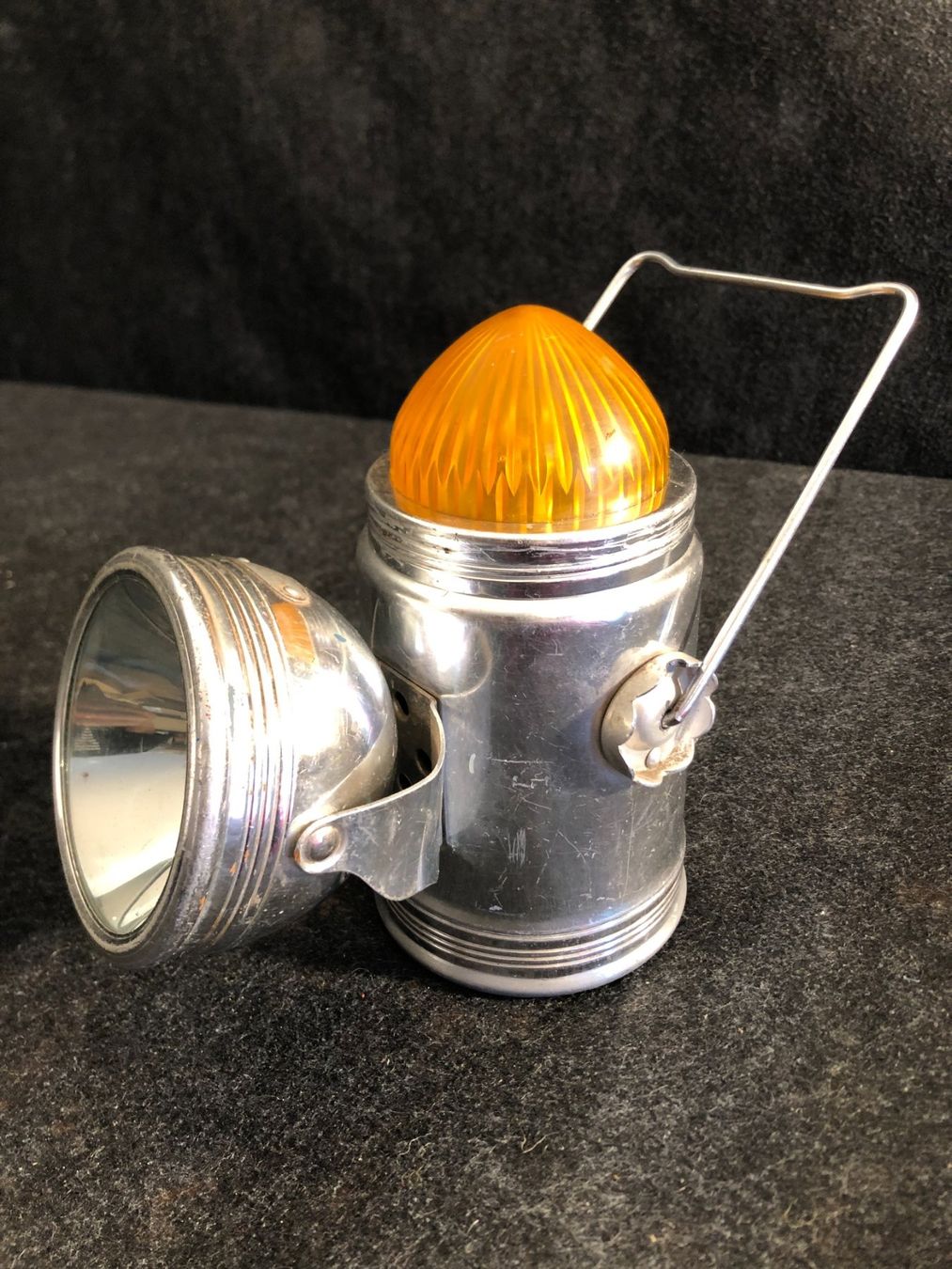 Lampen: Lanterne de poche vintage. MEYER. – Gebraucht aus Saignelégier von Dubois_Vintage 3