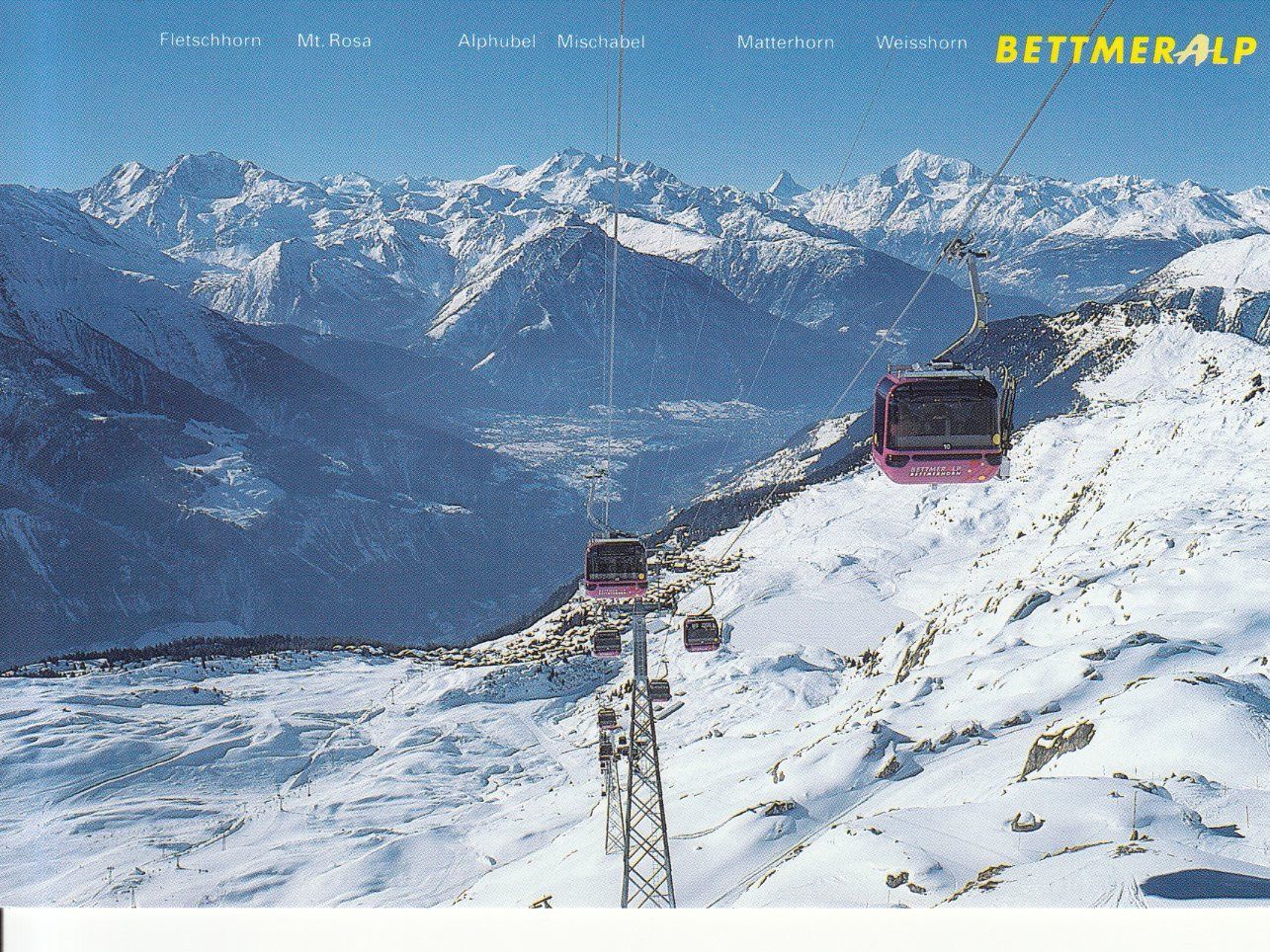 Cartoline postali: Bettmeralp 1998 – Usato da Bürglen TG venduto da StampGraf