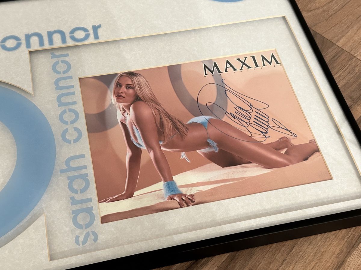 Autografi: Sarah Connor handsigniertes Foto wunderschön eingerahmt – Usato da Däniken SO venduto da cash63 2