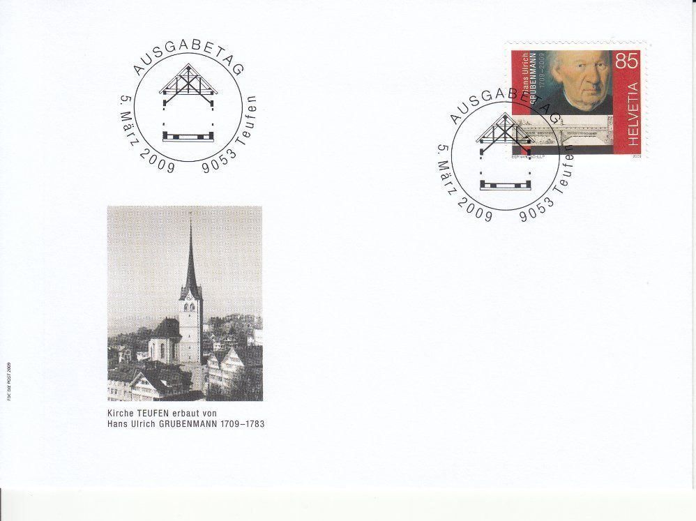 Tutti i francobolli: CH Ausgaben 1 / 2009 FDC – Usato da Bürglen TG venduto da StampGraf 6