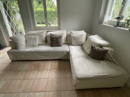 Divano angolare Intercasa con chaise longue