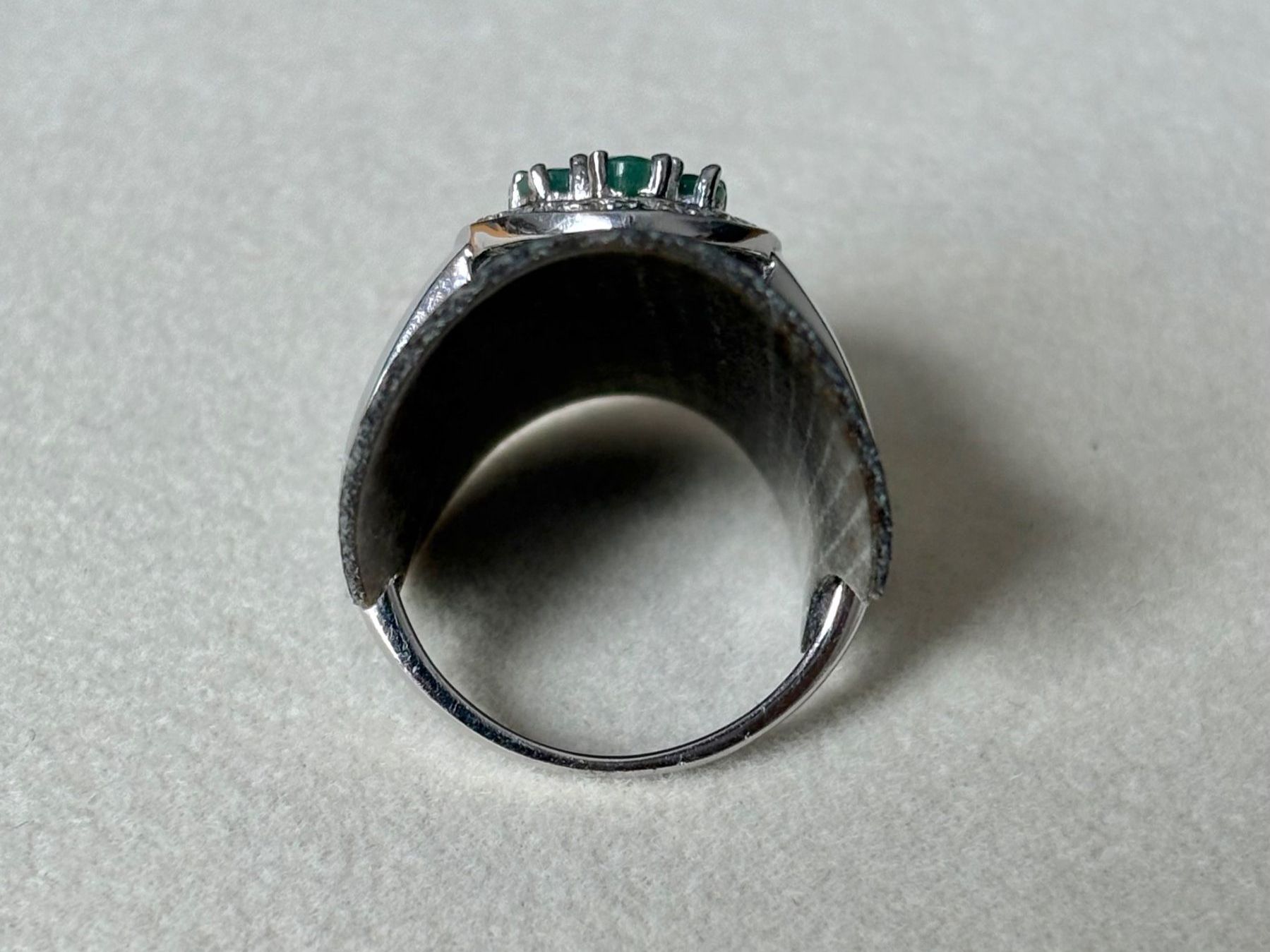 Bagues: Ring Smaragd, Silber 925, Gr. 60, NEU – Neuf (Voir description) à Brugg AG par lau_9rvy 4