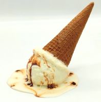 Fake Ice Cream Spills Decoration