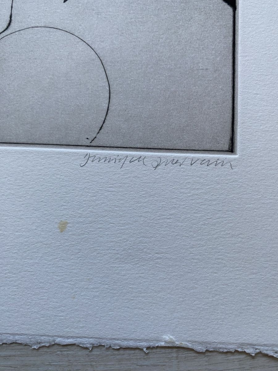 Grafica & Litografie: Daniel de Quervains, "Der Wind persönlich" 29/60 Sign. – Usato da Utzigen venduto da Lasagne99 4