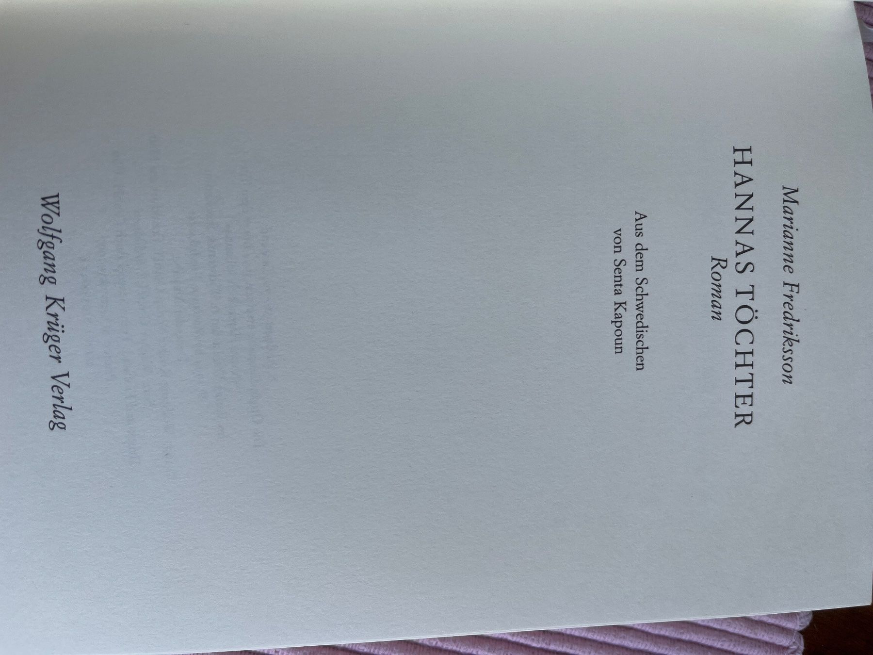 Libri: Hannas Töchter von Marianne Fredriksson – Usato da Wangen ZH venduto da via_g5br 2