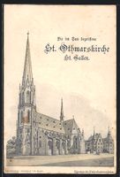 AK Sankt Gallen, St. Othmarskirche, 1907