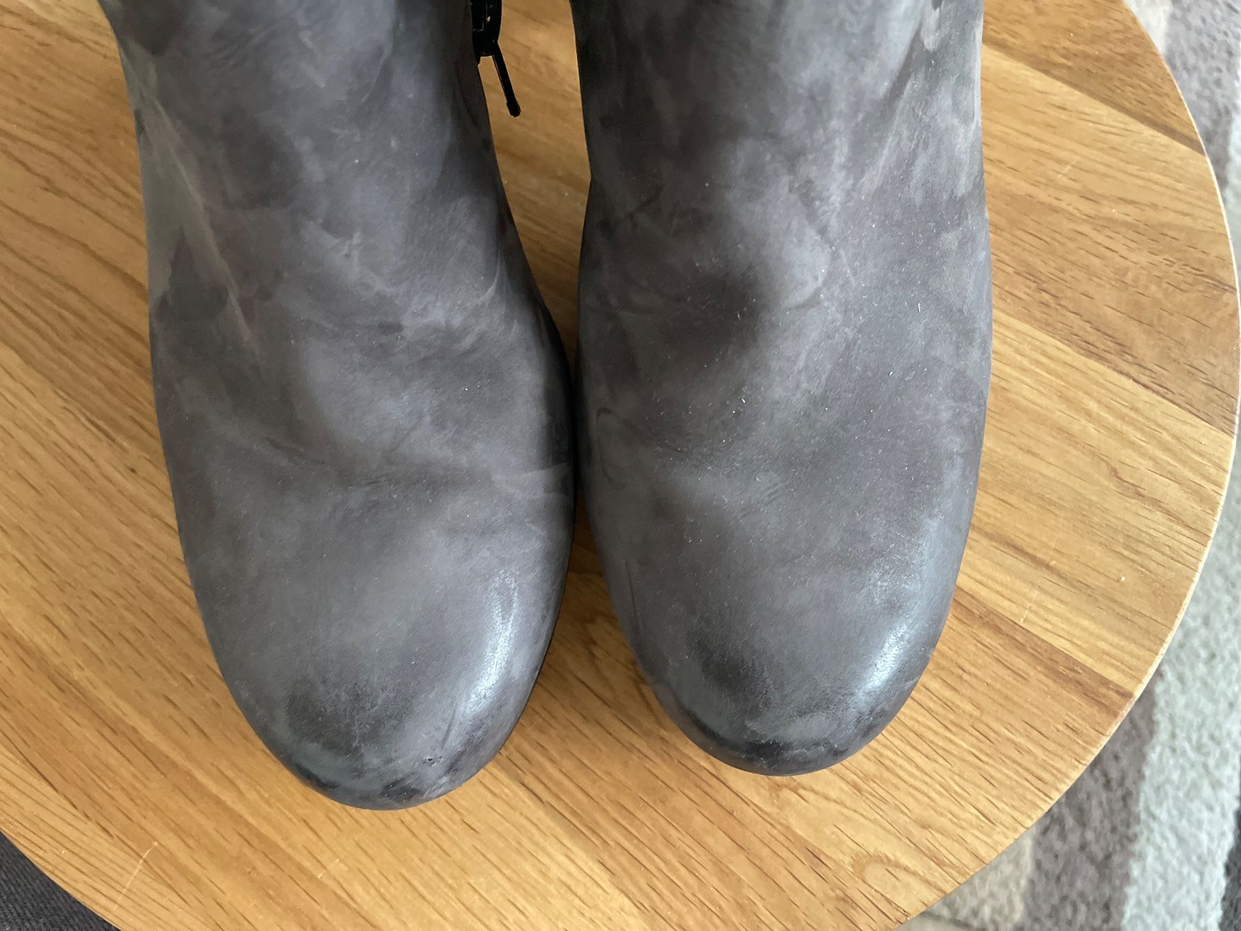 Paul Green Damenschuhe: Paul Green Stiefeletten Grau Leder Gr. 39 – Gebraucht aus Birsfelden von Nic21 1
