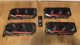 4× Asus Strix GTX 980 Ti – frisch gereinigt & top getestet
