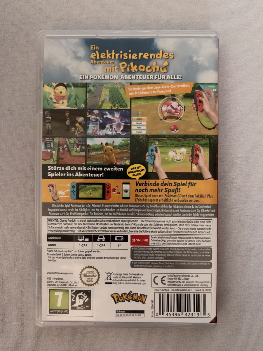 Nintendo Jeux: Pokémon Let's Go Pikachu Nintendo Switch – D'occasion à Mettmenstetten par stompn77 2