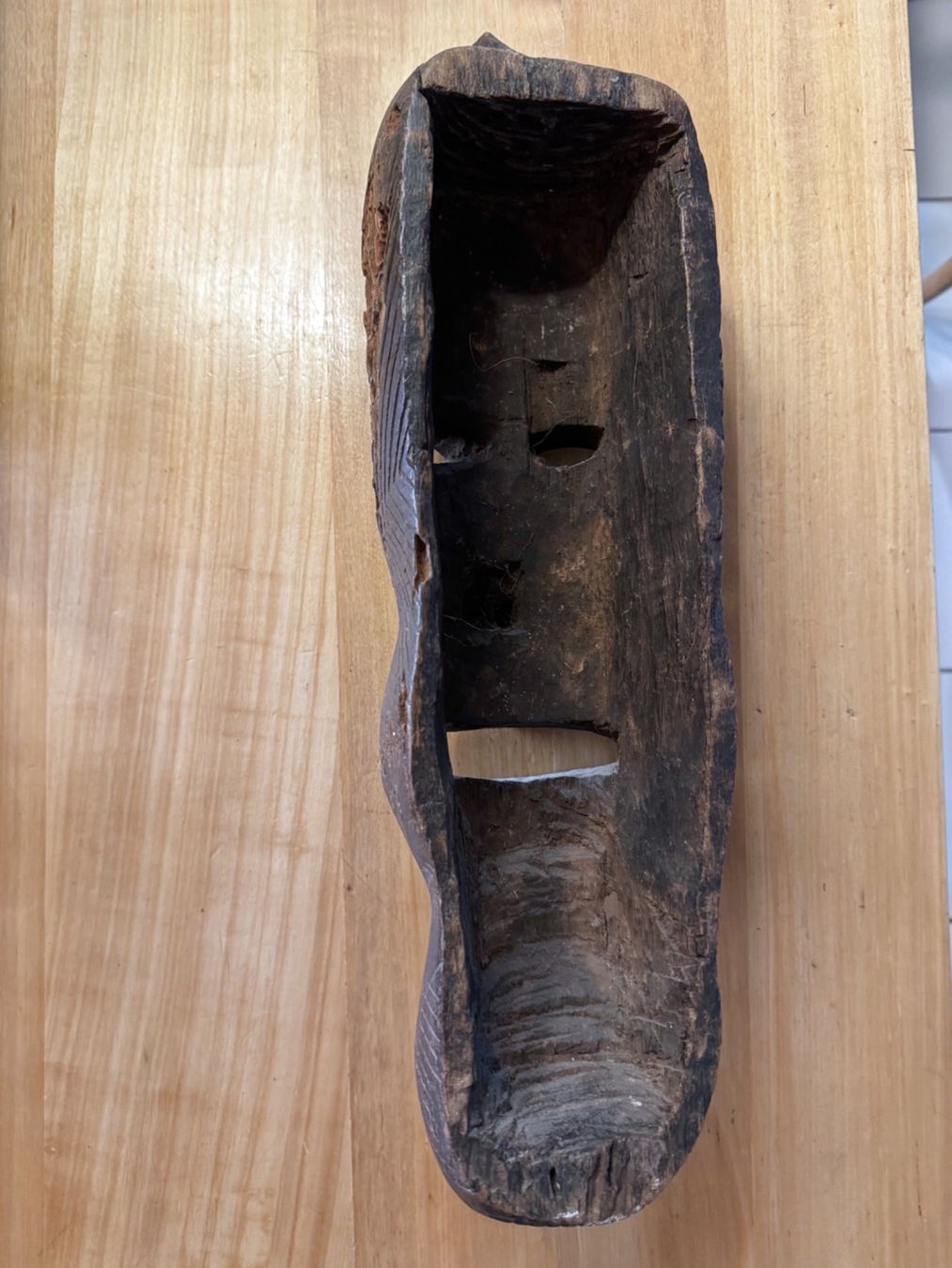 Internationale Kunst: Holzmaske, Kuba, Kongo – ca. 46 cm – Gebraucht aus Zürich von willson-quayle 7
