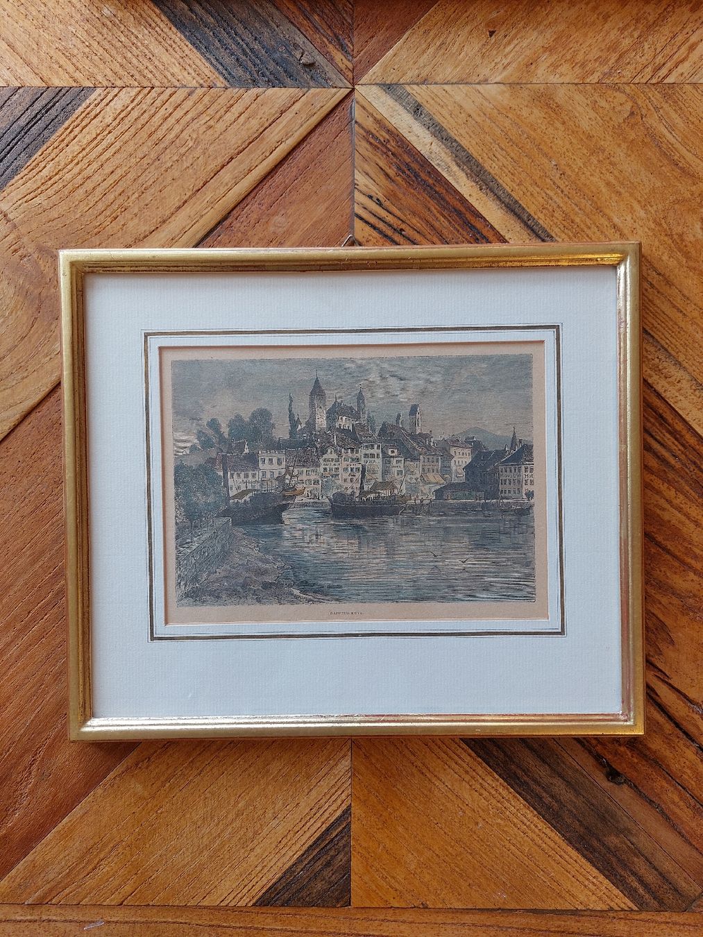 Stiche: Holzstich Rapperswil um 1880 – Gebraucht aus Schüpfheim von Humbeli_