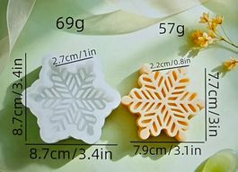 Seifen-Kerzen Silikonform Mold/Schneestern/Weihnachtsstern