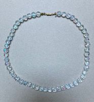 Collier années 50 - Perles en cristal irisé