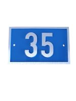 Haustürschild Nr. 35