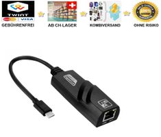USB C auf RJ45 Adapter USB Netzwerkadapter 10/100/1000Mbps