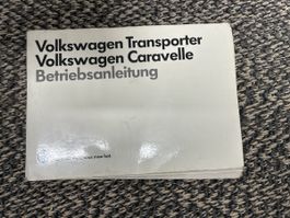Betriebsanleitung VW Transporter Caravelle Gebrauchter Zusta