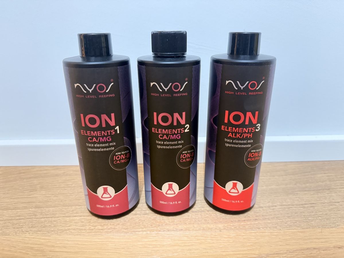 Misurare: Nyos ION B Trace Elemente 3x500ml Meerwasser – Nuovo (secondo la descrizione) da Winterthur venduto da R2D_Y7C