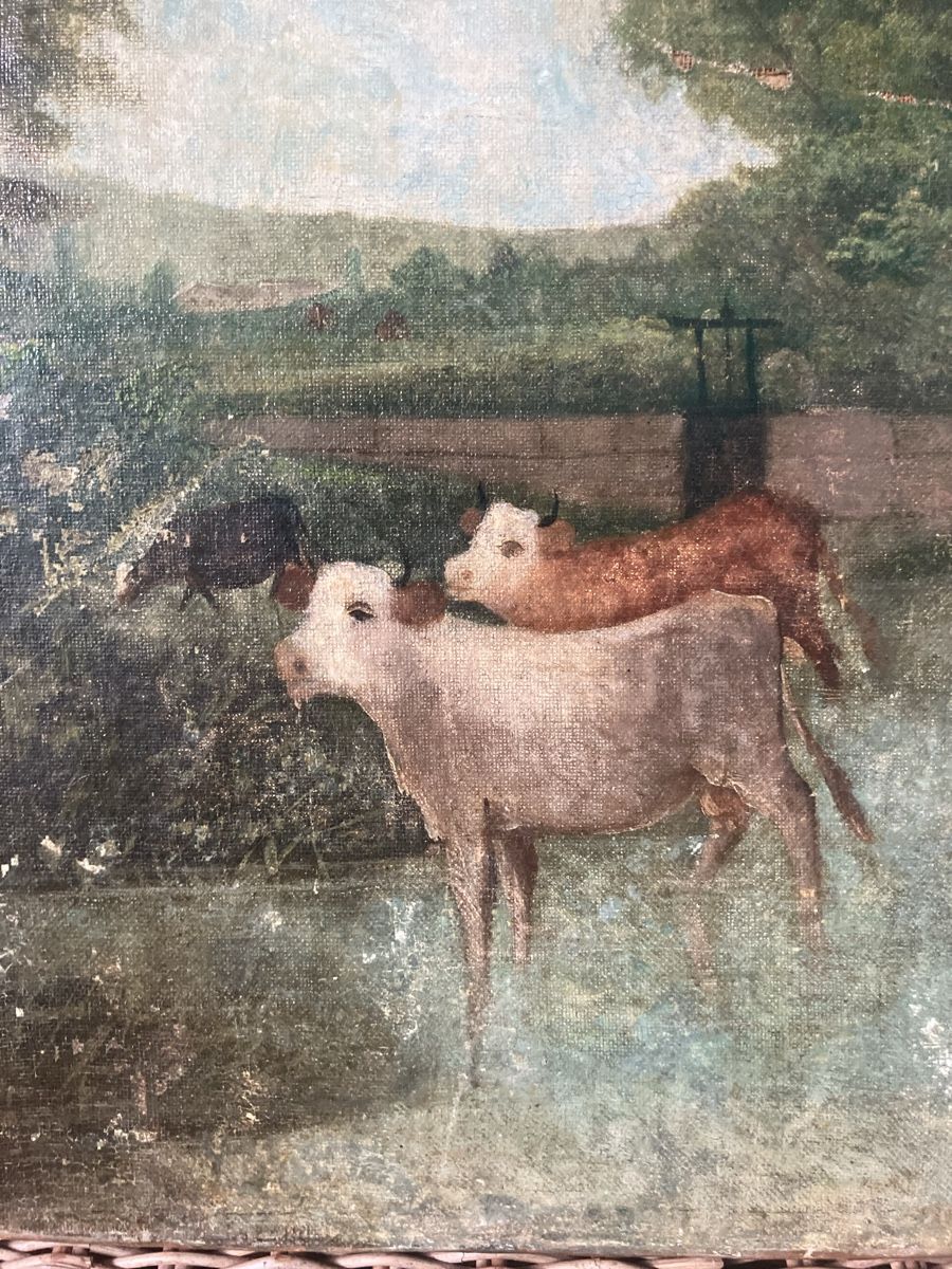 Dipinti: Paysage animé de Campagne – Usato da La Tour-de-Peilz venduto da mon_pd6m 2