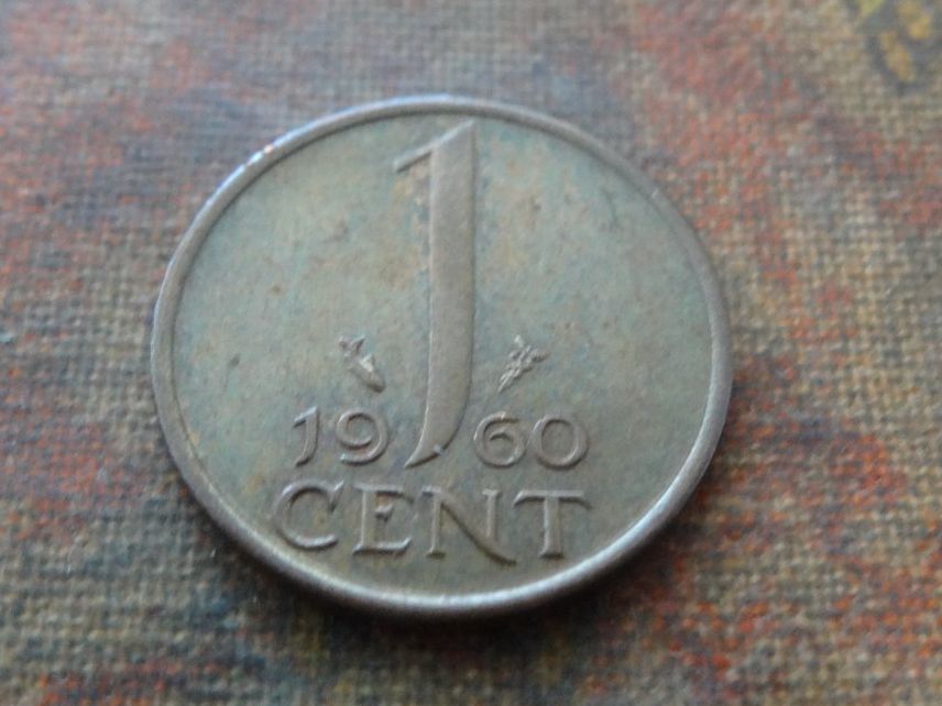 Alle Münzen: PAYS-BAS  Nederland  1  Cent  1960 – Gebraucht aus Romanel-sur-Lausanne von Swift13