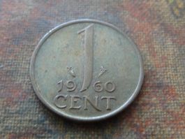 PAYS-BAS  Nederland  1  Cent  1960