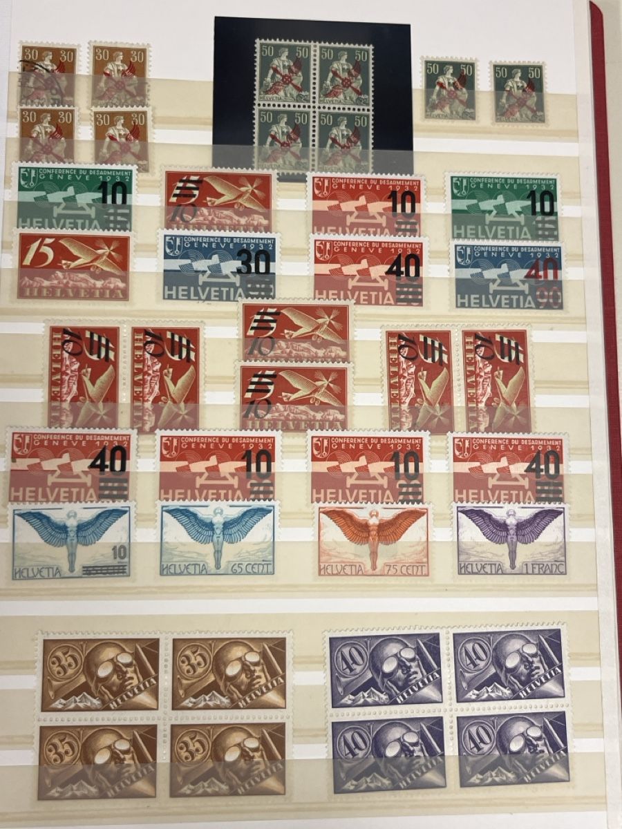Tutti i francobolli: Grosse hochwertige CH - Flugpost Briefmarken Sammlung TOP++ – Usato da Dettighofen venduto da Moshop