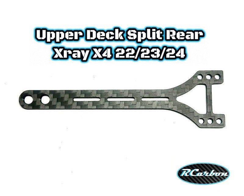 Carbon Split Upper Deck Rear for Xray X4 2022-2023 | Kaufen auf Ricardo