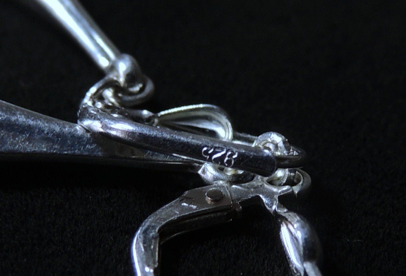 Orecchini pendenti & Orecchini a lobo: Silber 925 Ohrringe 40 mm – Usato da Waldenburg venduto da schaller707 3