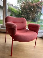 Sessel "BOLLO" in rot von FOGIA (Schweden)