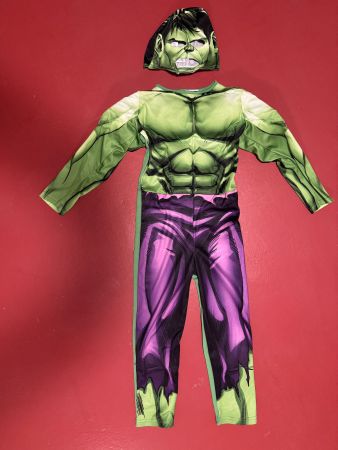 Kinder Hulk Kostüm Grösse 110 bis 116