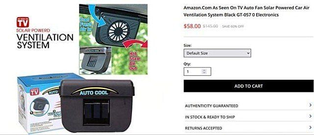 Ventilatori: Auto Ventilator Solarbetrieben **NEU** – Nuovo e nell'imballaggio originale da Stehrenberg venduto da AB-C 5