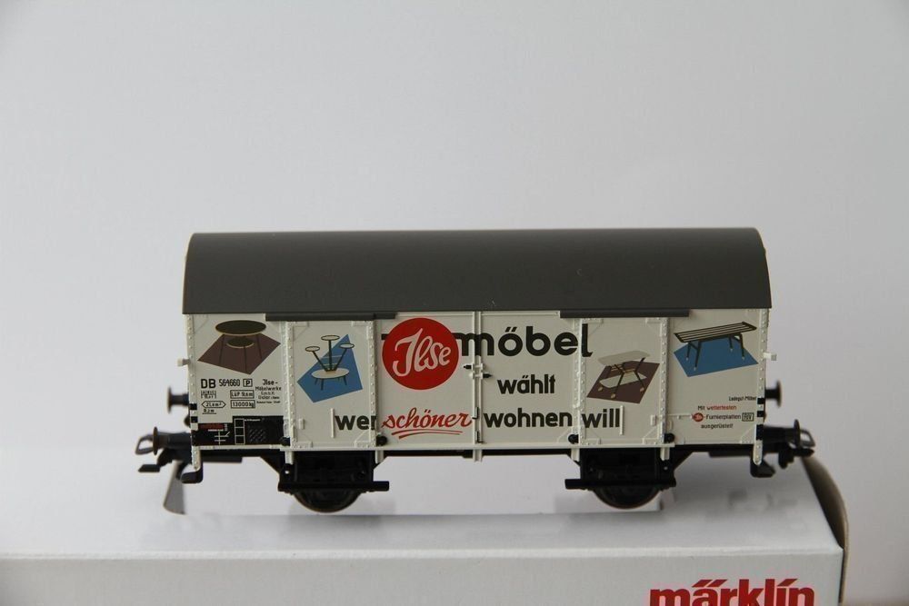 Märklin Modellini di ferrovie: Märklin , Jlse Möbel, Güterwagen, 1 : 87, Neu – Nuovo e nell'imballaggio originale da Nesselnbach venduto da ubourson 3
