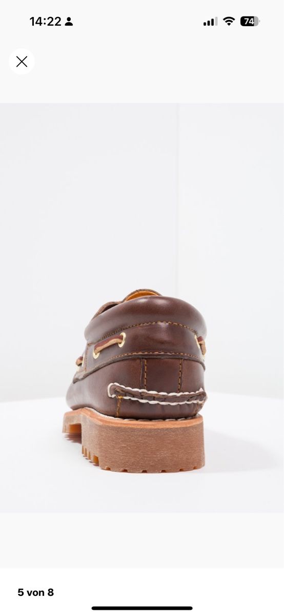 Timberland Scarpe da uomo: Timberland Authentics 3 Eye Classic - Bootsschuh - Braun – Nuovo (secondo la descrizione) da Zürich venduto da Noki__ 8