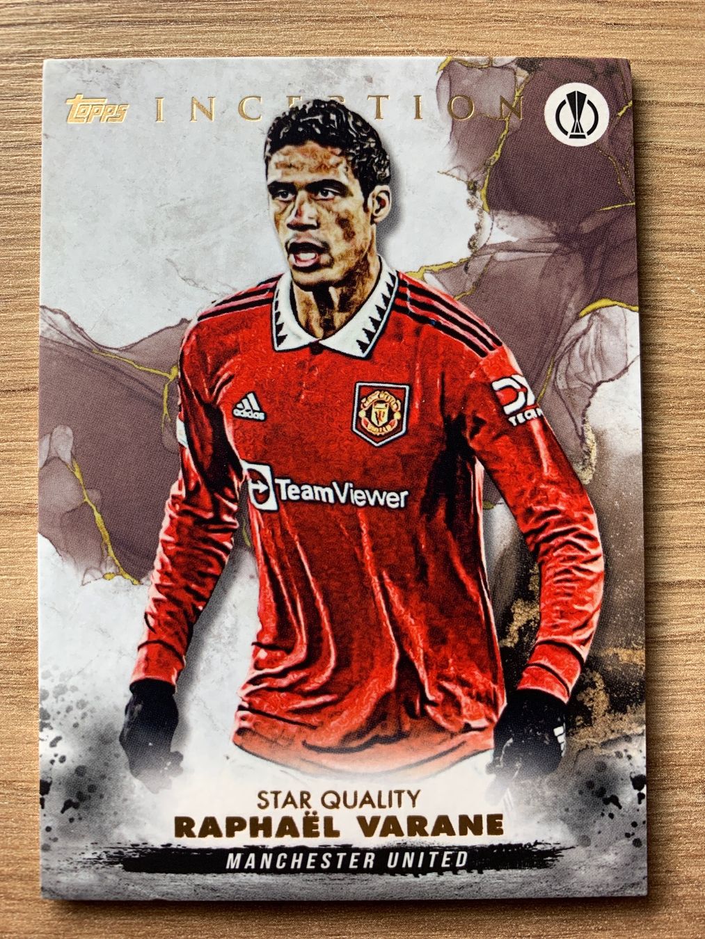 Topps Carte collezionabili: Soccer Raphaël Varane Inception Star Quality 2023 – Usato da Netstal venduto da Clutch79Cardz