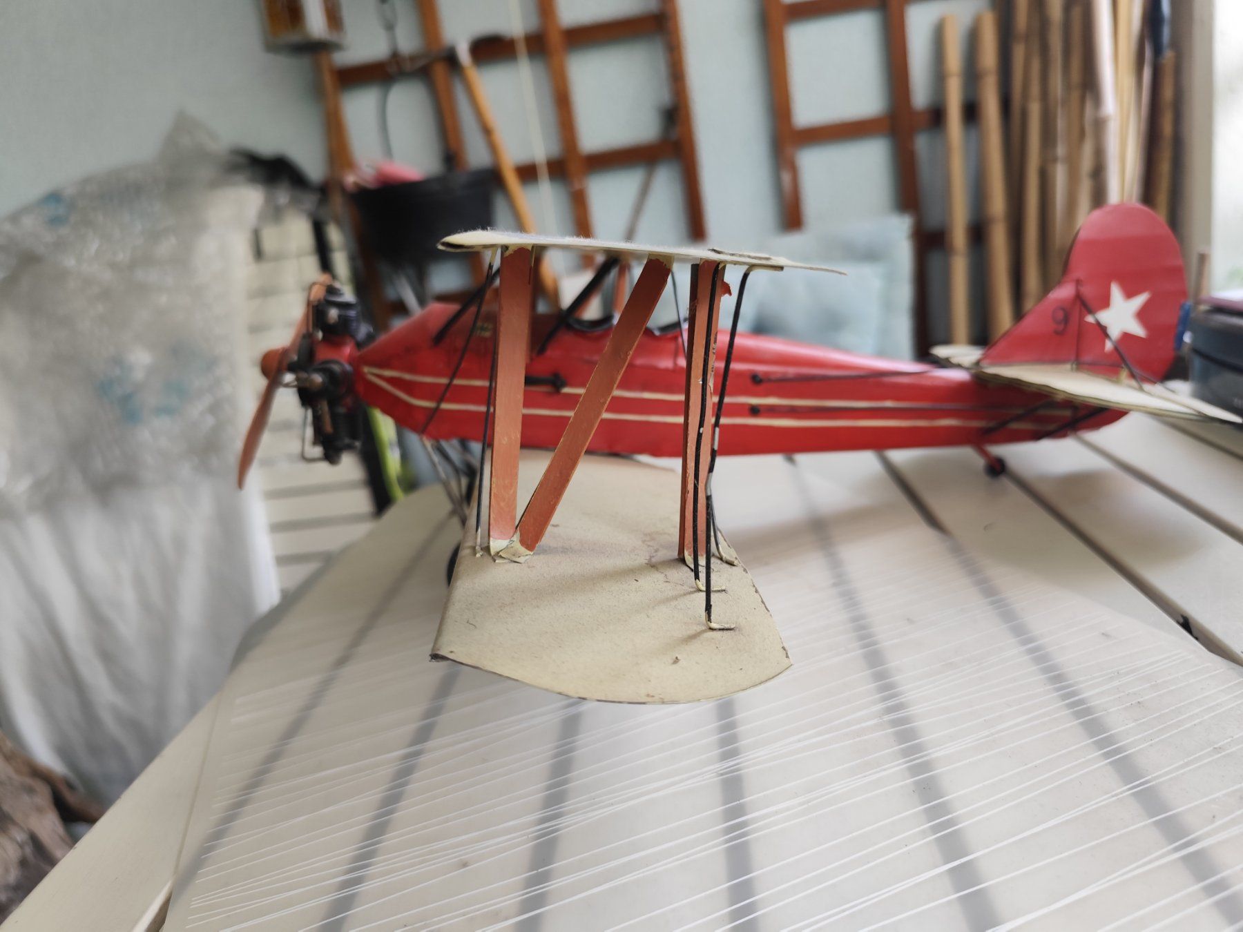 Kit di modellismo & Modellini statici: Metal Blech doppeldecker ein Hingucker – Usato da minusio venduto da bierbrauer