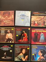 Set diverse Opern Verdi auf LP's - 9 Box-Sets