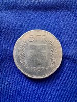 5 Franken 1967 Replica kein Silber