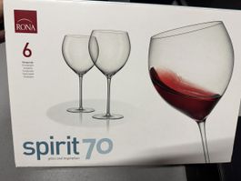 RONA Spirit 70 Bordeaux Gläser, 6er Set, neu & OVP