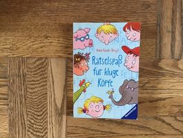 Rätselspass für kluge Köpfe, Quizbuch für Kinder