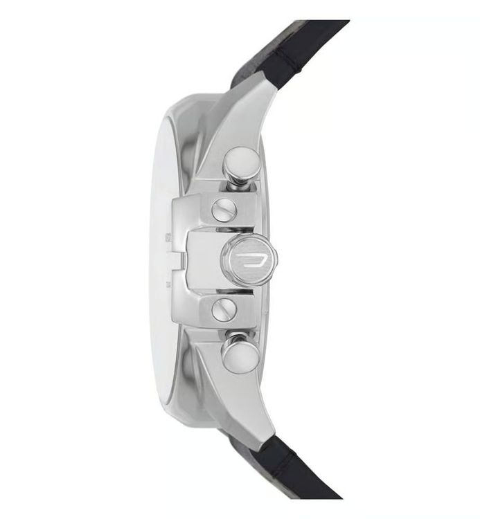 Diesel Orologi: Diesel Leder-Armbanduhr Baby Chief "schwarz" (FABRIKNEU) – Nuovo e nell'imballaggio originale da Aeschi SO venduto da Bluemail 3
