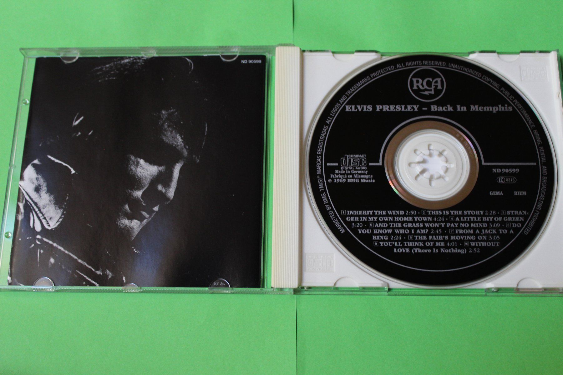 CD: Elvis Presley - Back in Memphis 1969 90s-CD – Usato da Tübach venduto da JamesStone 3
