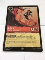 Mulan - Feindin der Verstrickung 37/P1 DE 4 TCG Lorcana