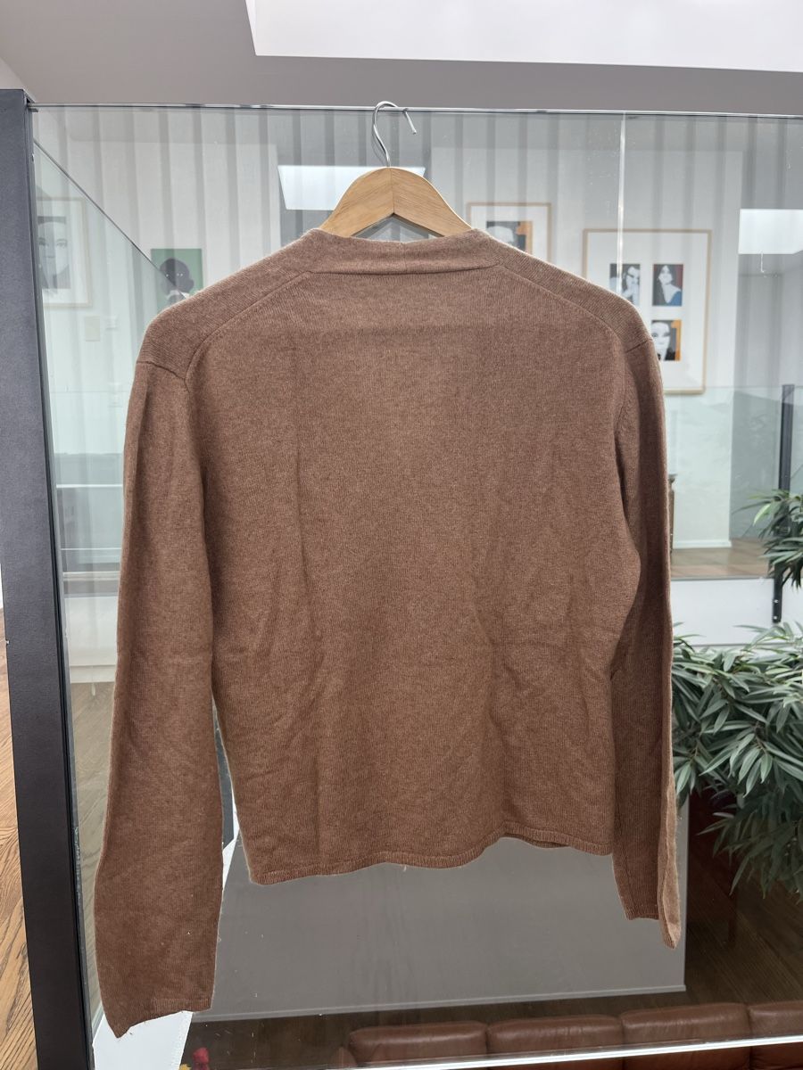 Pulls & Sweat-shirts: Pullover Seide Kaschmir V-Ausschnitt Braun  – D'occasion à Bülach par omb_3 1