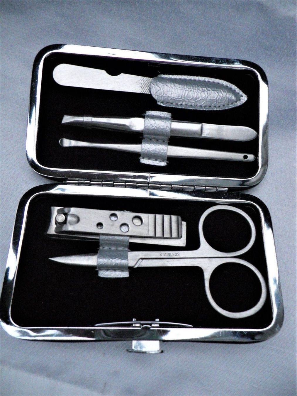 Unghie finte: Manicure-Etui silbergrau – Nuovo (secondo la descrizione) da Reinach venduto da Mietze 3