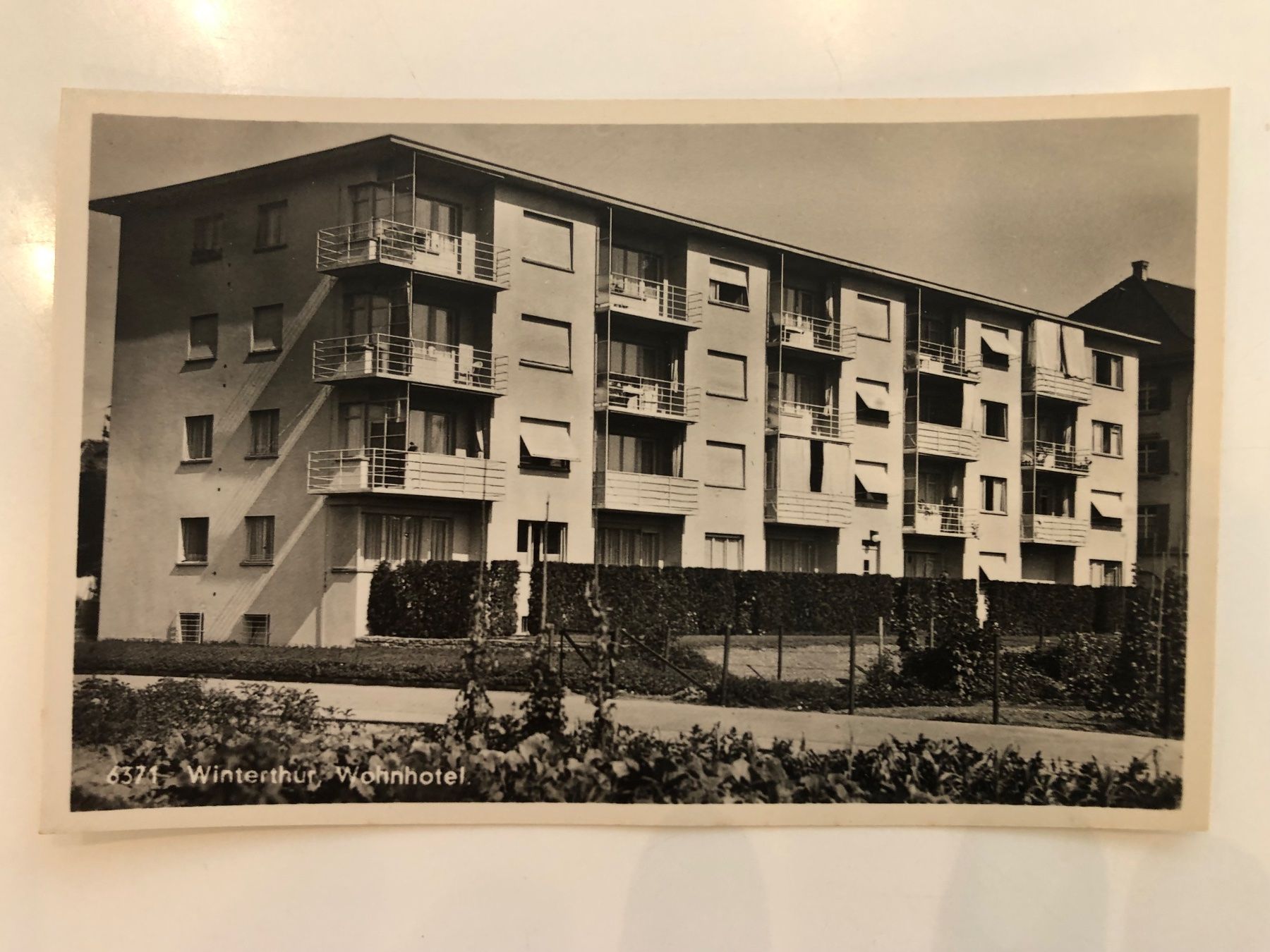 Cartoline postali: alte Ansichtskarte WOHNHOTEL WINTERTHUR – Usato da Lufingen venduto da Rac0