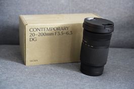 Sigma 20-200 mm lens
