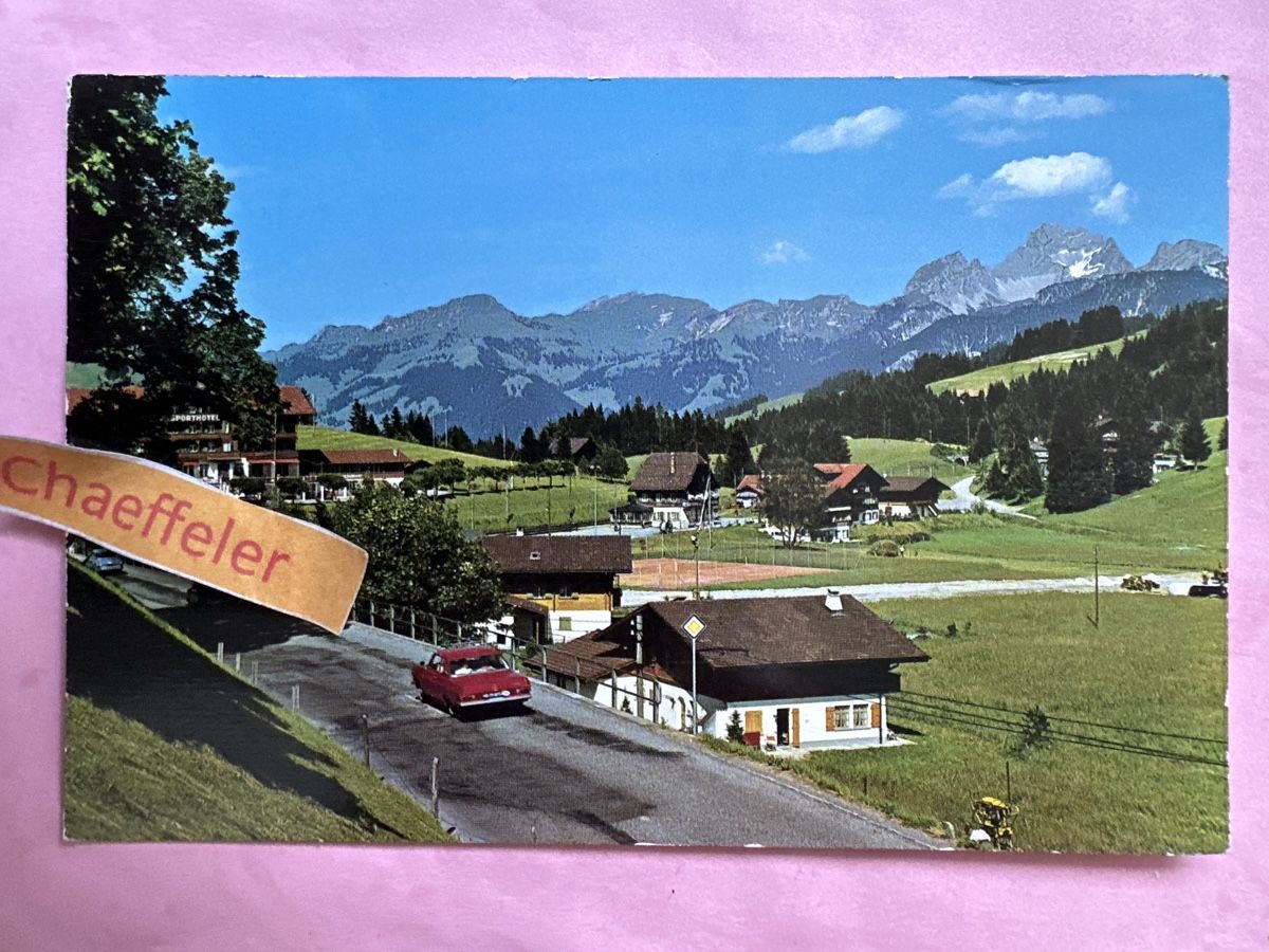 Cartoline postali: 25952 Saanenmöser, Spillgerten – Usato da Zürich venduto da Chaeffeler