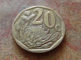 AFRIQUE DU SUD   20  Cents   2008
